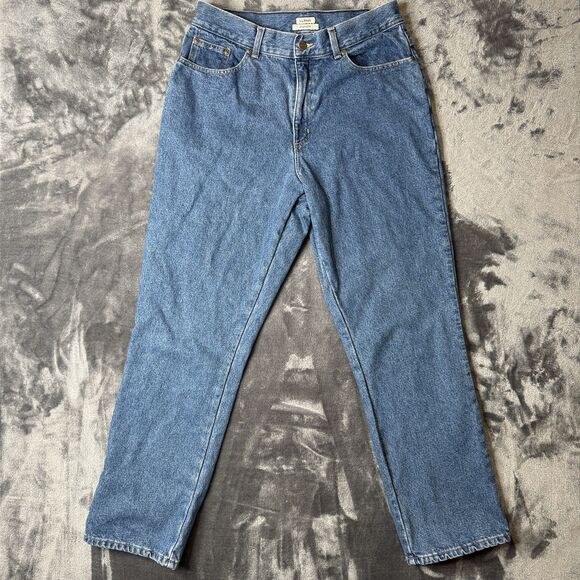 Women’s L.L. Bean Flannel Line Jeans Size 14MT Original Fit - Picture 1 of 7